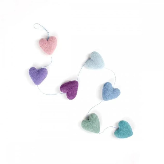Viltslinger Hartjes (Blauw/Lila) - Slingers