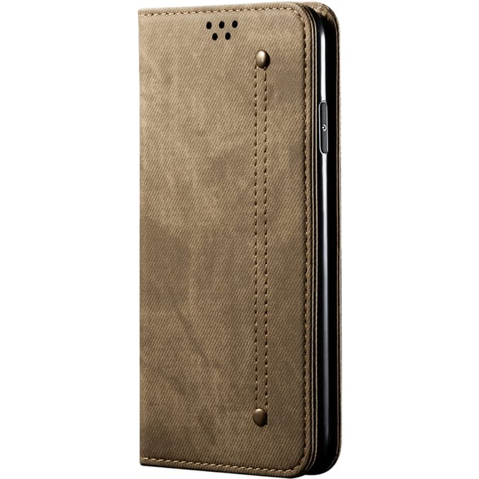 CaseBody OnePlus 12R Denim Bookcase Beige