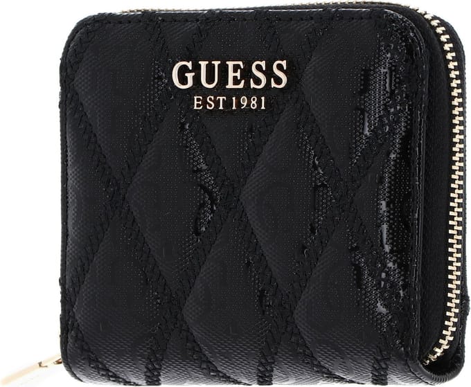 GUESS portemonnee Adi SLG Zip Around Wallet Black zwart