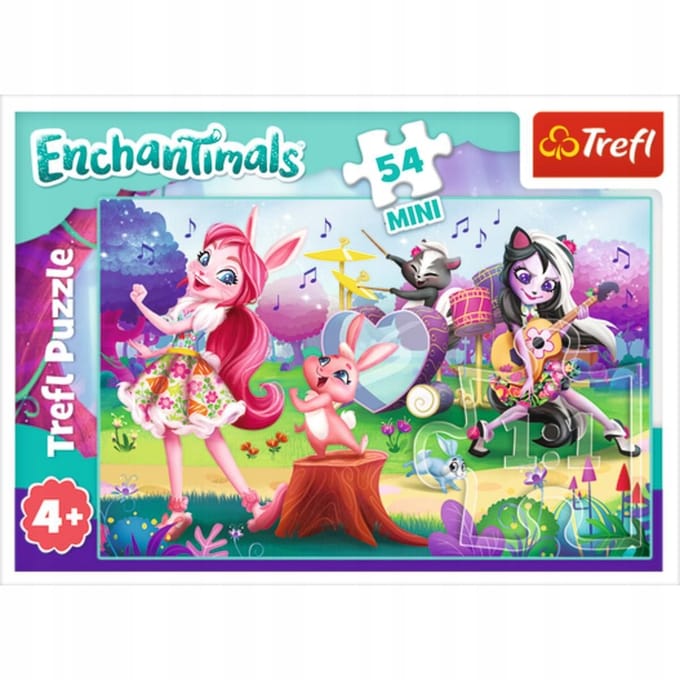 Trefl Enchantimals Vrolijke Dag Mini Puzzel 54 Stukjes