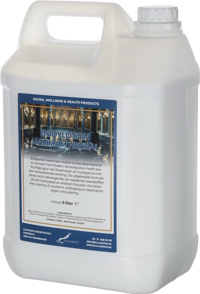 Bodylotion Hammam Herbal 5 Liter - navulling