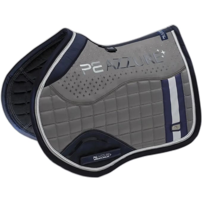 Antislip satijnen zadeldek voor paarden Premier Equine Azzure