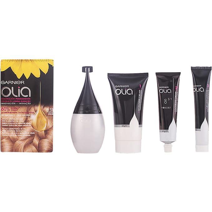 Olia Permanente Kleuring #8,31 Honingblond Set 4 stuks