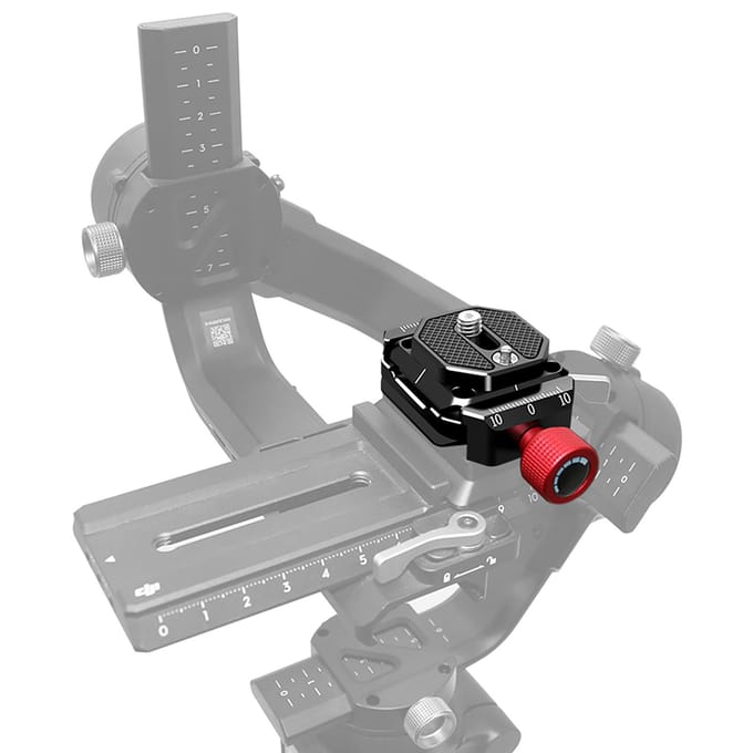 Snelkoppelingsklem Adapterset met Snelkoppelingsplaat Arca Swiss met 1 4 & 3 8 Inch Schroefgat Aluminiumlegering voor zwart