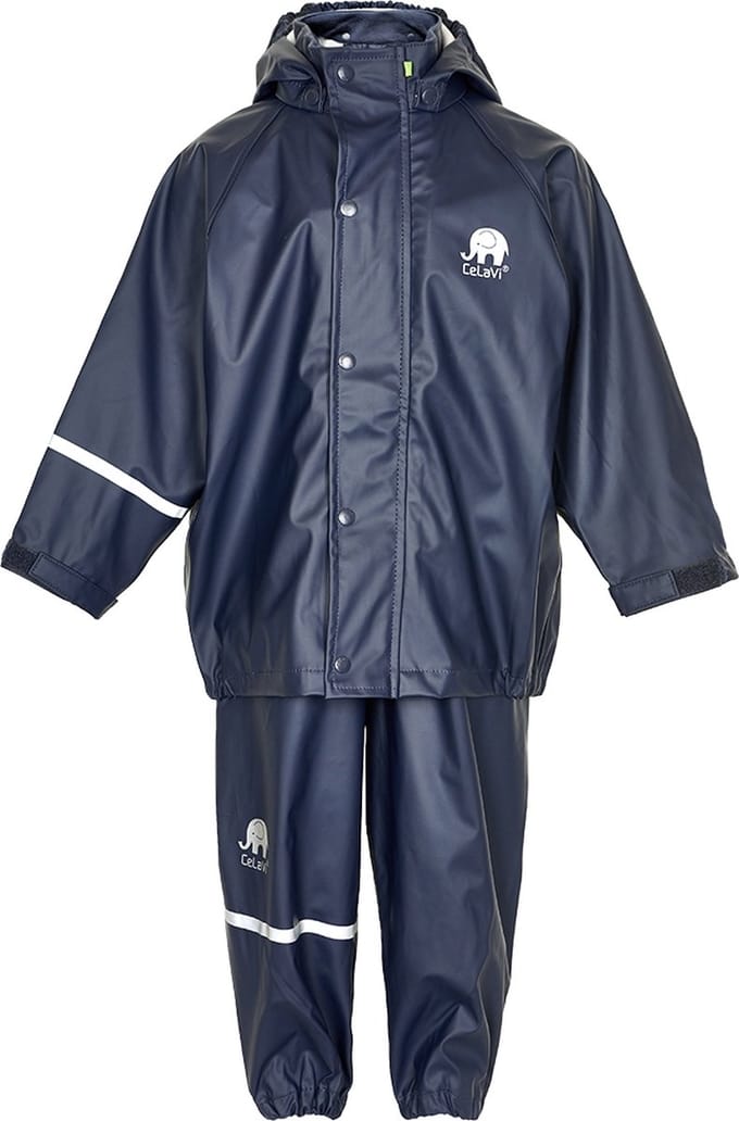CeLavi Regenpak kinderen - Donker blauw - maat 110 (110-116cm)