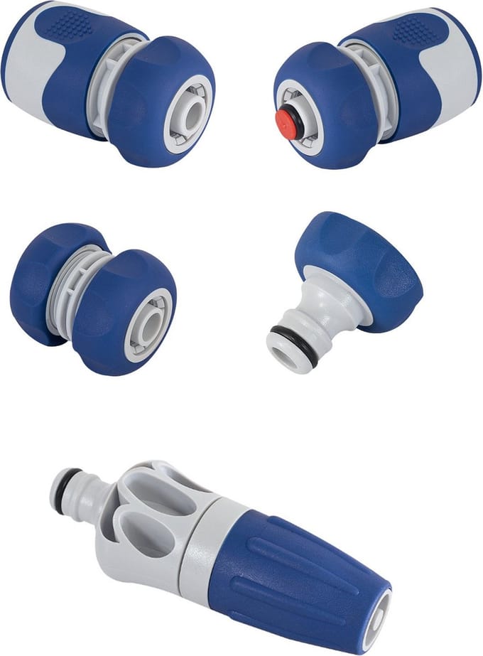 Sirocco Starter Set Siro Soft voor ½" Slang - Complete Tuinbewateringsset met Koppelstukken en Accessoires