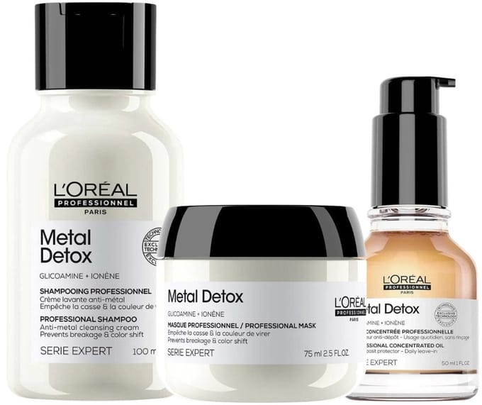L'Oréal Professionnel - Metal Detox Mini Trio Set - 100+75+50ml
