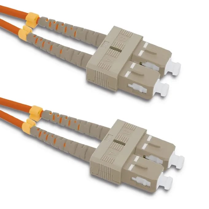 Vezeloptische patchkabel SC/UPC-SC/UPC |   Multimode |   50/125 |   OM2 |   Duplexwoning |   2m