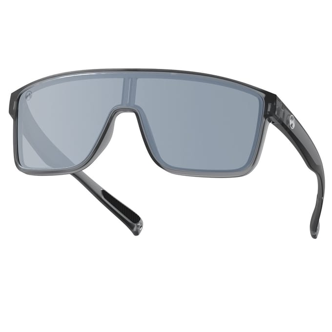 MowMow Horizon Zonnebril - Gepolariseerd - Heren - Grijs transparant frame