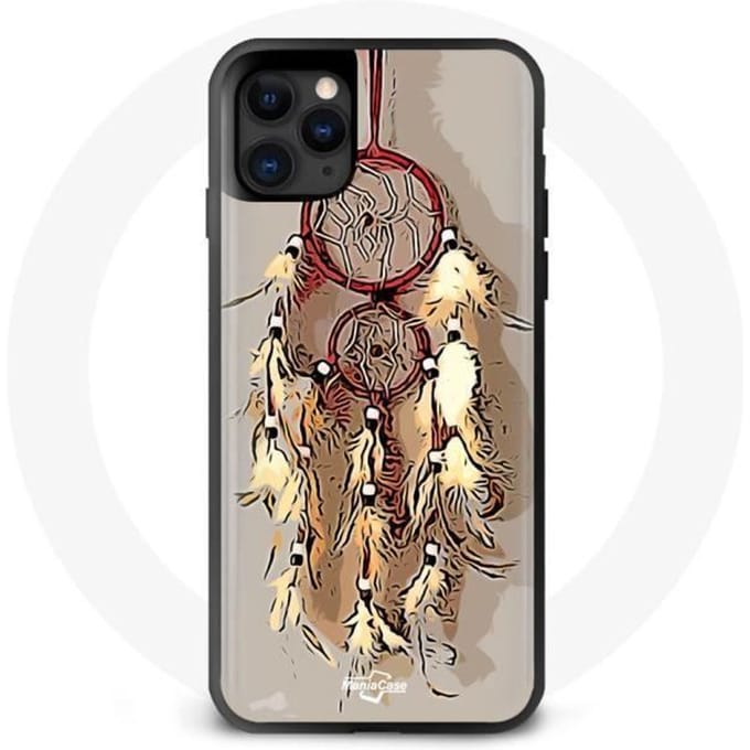 Coque Iphone 13 Dessin Attrape Rêve café crème