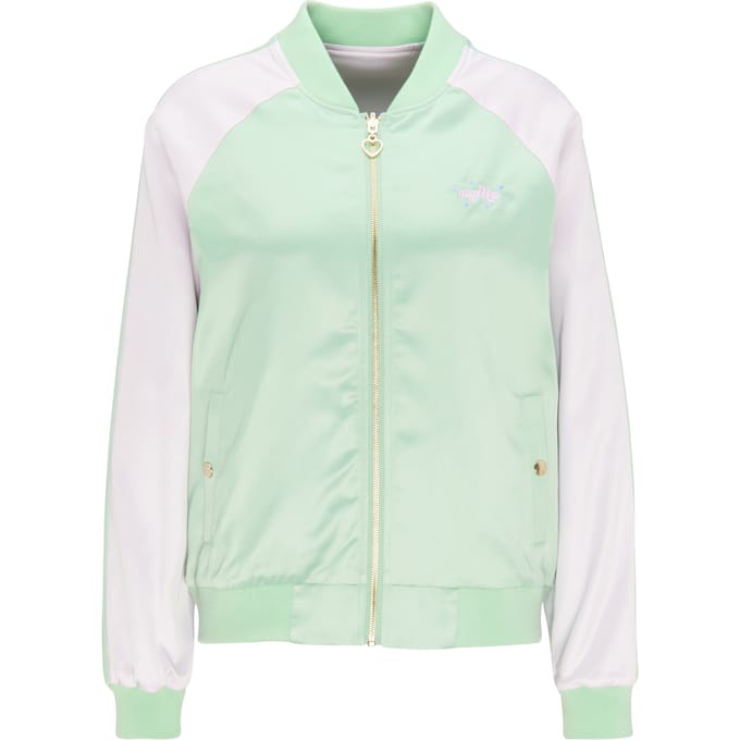 Mymo Omkeerbare jas Dames neo mint colorblock