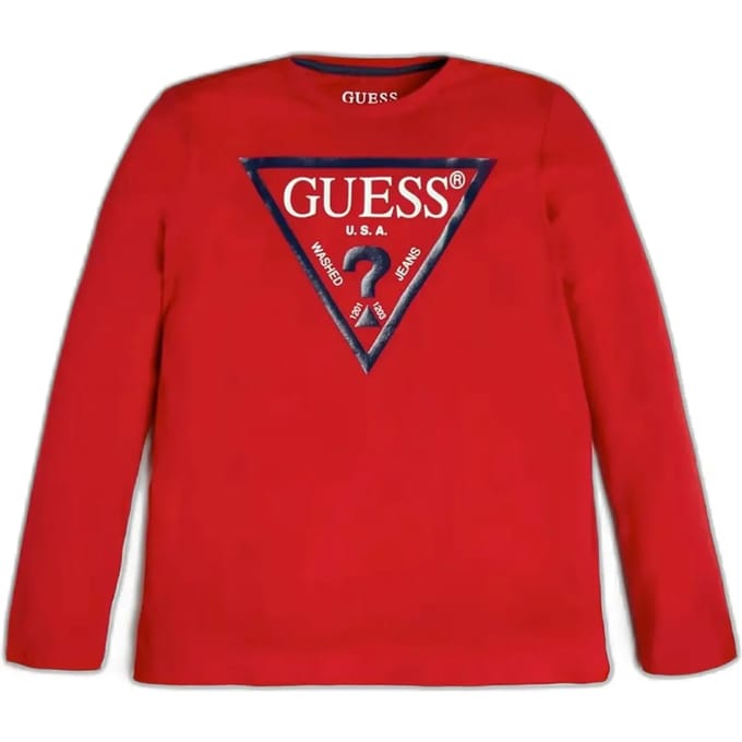 Kinder-T-shirt met lange mouwen Guess Core