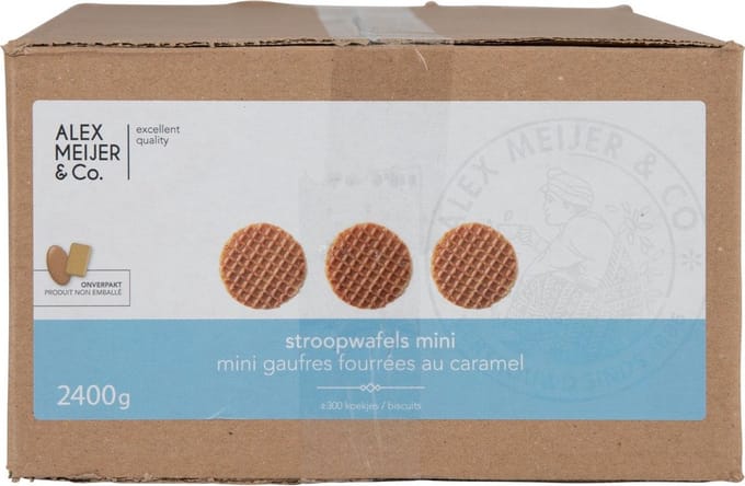 Alex Meijer Mini stroopwafels 2.4 kilo