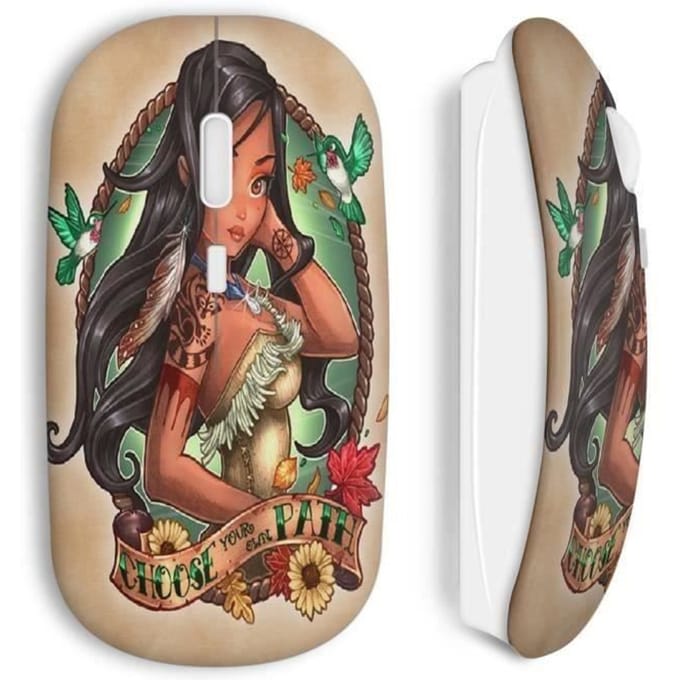 Souris Sans Fil Pocahontas Punk