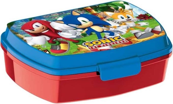 Sonic Broodtrommel - 17x14 cm - Brooddoos - Sandwich Box