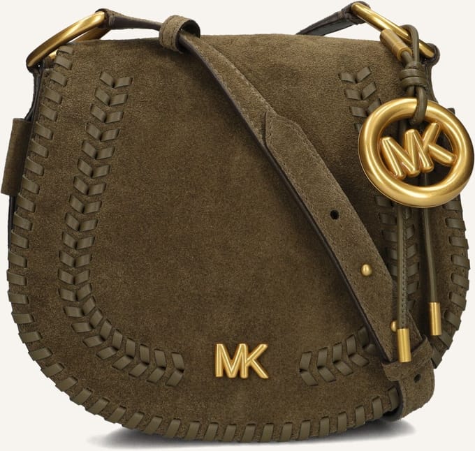 Michael Kors Md Saddle Crossbodytassen Dames - Khaki - Maat ONESIZE