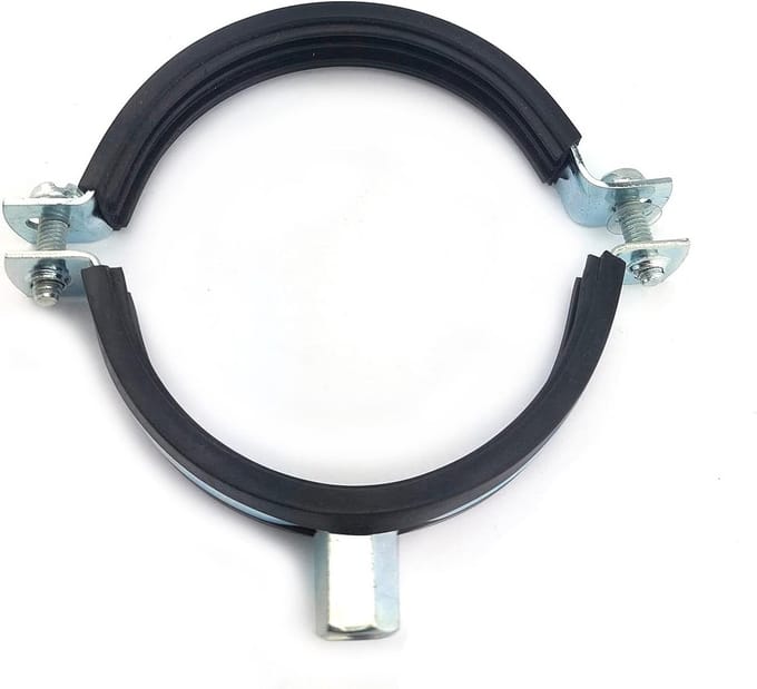 4x Buisbeugel met Rubberen Inleg voor 26-30 mm Leidingen