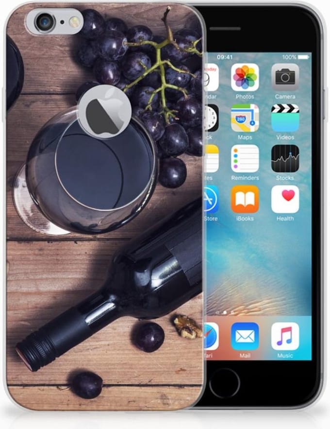 Apple iPhone 6 Plus | 6s Plus Siliconen Case Wijn