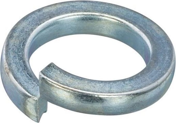 Hoenderdaal Veerring staal verzinkt M16 din 127  - doos à 100 stuks