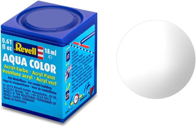 Revell Hobbyverf Acrylverf - Aqua #1 Clear - Gloss - Acryl - Verf potje - 18 ml