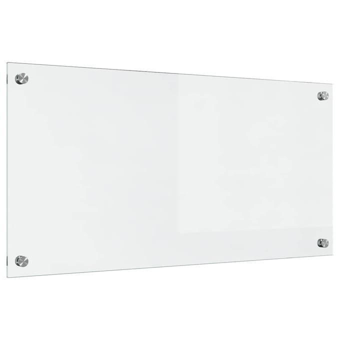 vidaXL - Keukenachterwand - Transparant - 80 - x - 40 - cm - gehard - glas