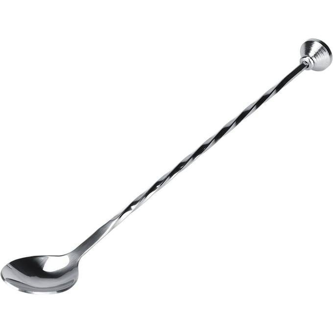 Cocktail Drink Mixer Roestvrij Staal Roeren Menglepel Pollepel Muddler Bar gray