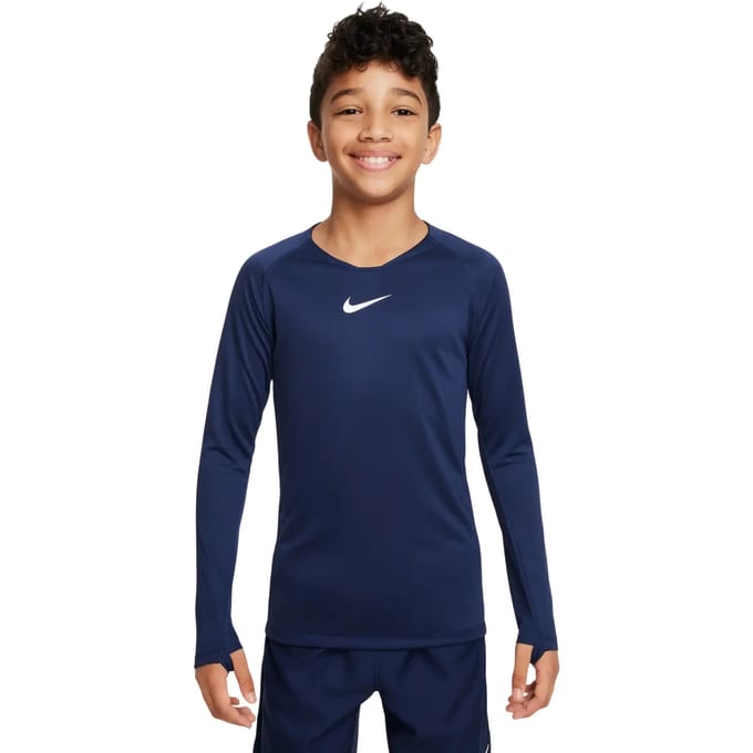 Nike Park First Layer Shirt Lange Mouw Kinderen - Marine | Maat: 164