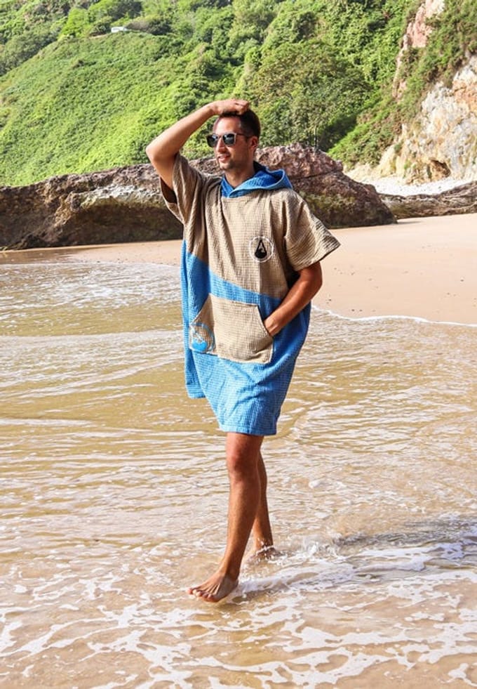 Poncho Wave Hawaii Travel Poncho Lighd S - M WH4066 Multikleur 95 x 75 cm