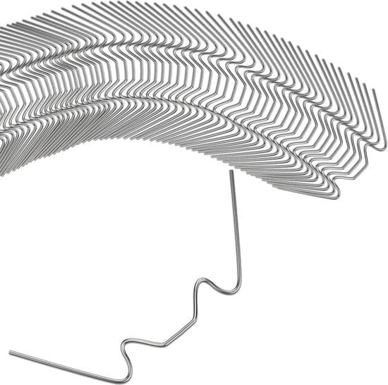 Deuba Broeikas Glasklemmen – 50 Stuks 85x30mm – RVS Zilver
