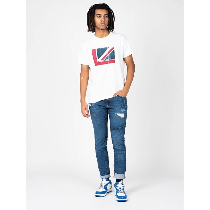 Pepe Jeans T-shirt Ramone Mannen Wit