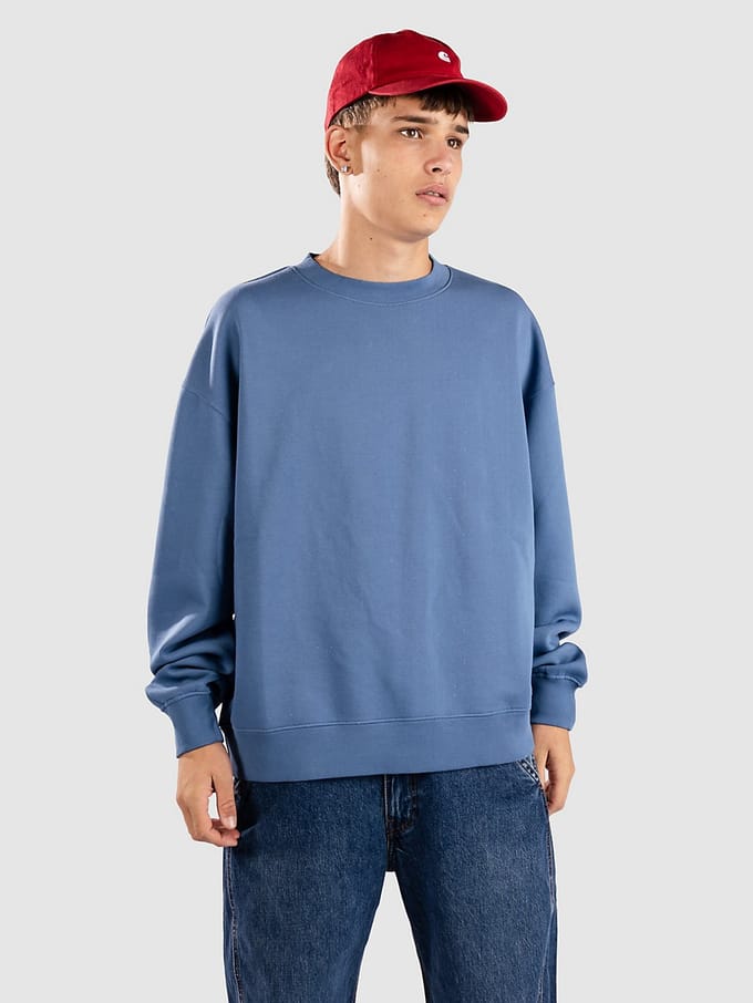 Blue Tomato Oversized Crewneck Sweater blauw