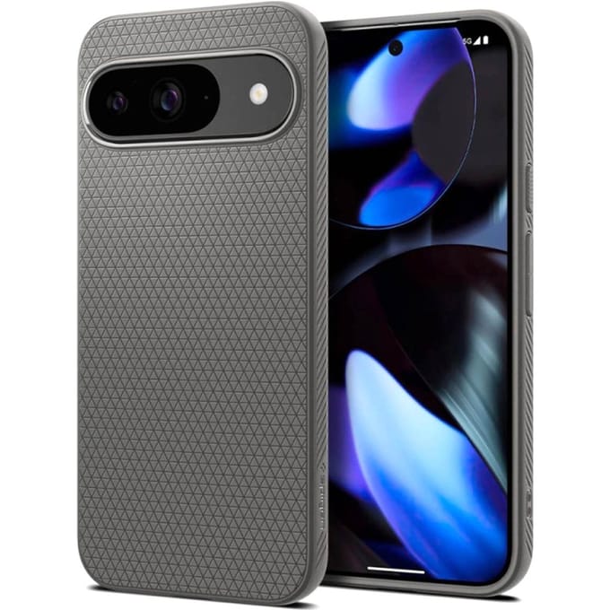 Spigen Liquid Air™ Backcover voor de Google Pixel 9 / 9 Pro - Marble Gray