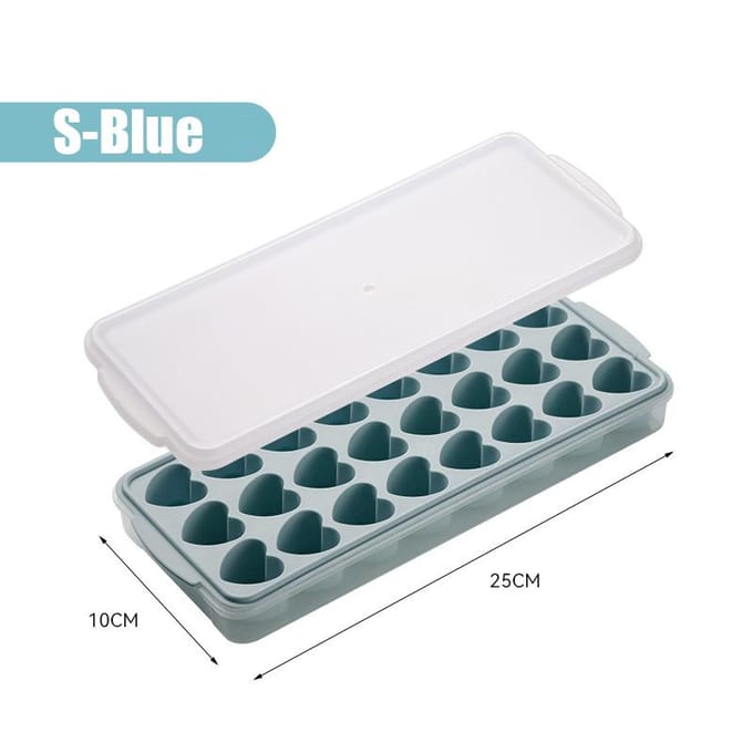 24 grilles en silicone réutilisable en forme de cœur pour glaçons à cocktail, moule à glaçons pour bar, machine à glaçons pour vin bleu