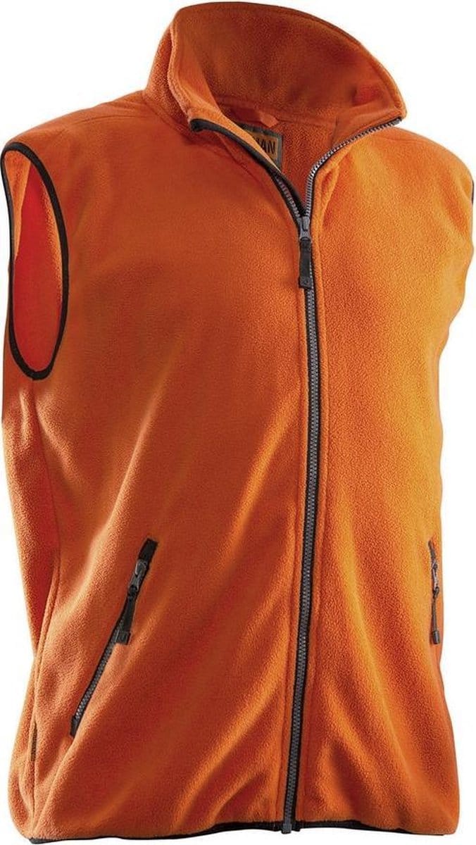 Jobman 7501 Fleece Vest 65750175 - Oranje - S