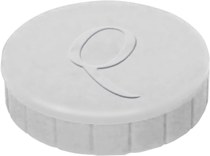 Magneet Quantore 20mm 300gram wit 10 stuks