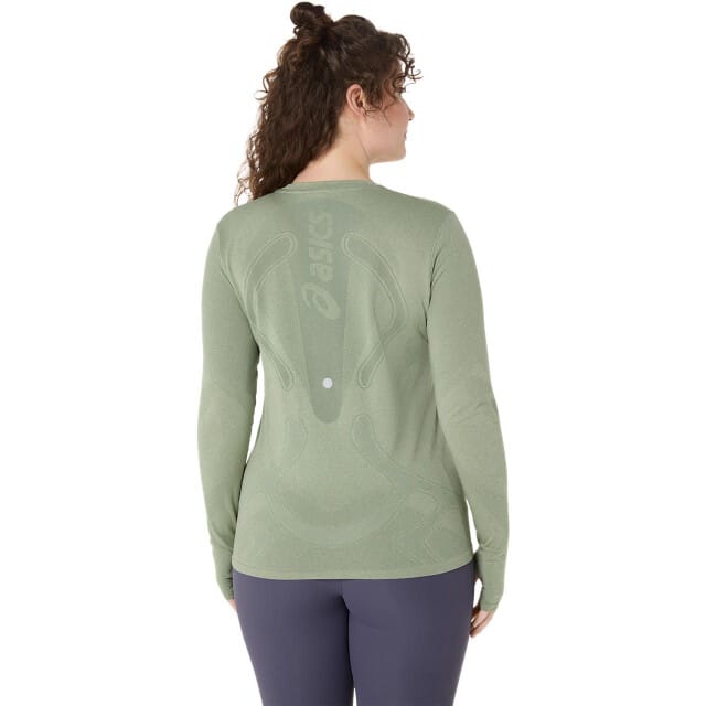 Asics road seamless ls top hardloop t-shirt lange mouw zomer dames -
