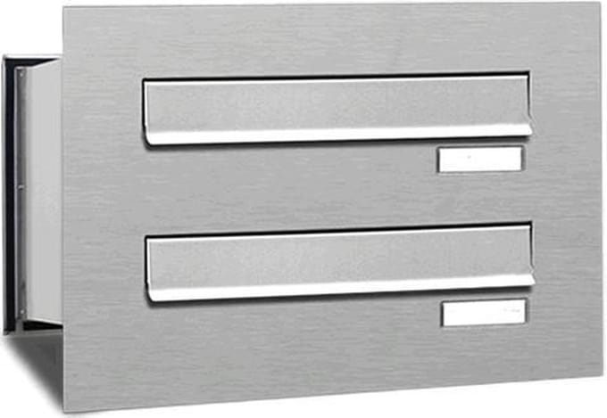 Inbouw brievenbus 2 adressen (inbouw) (1x2)