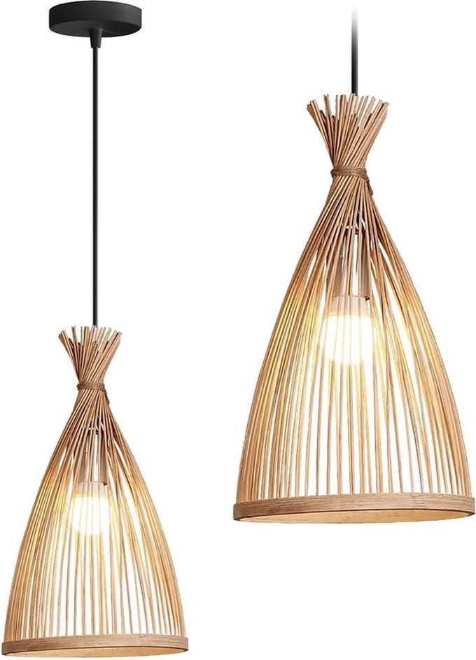 Toolight App1185-1Cp Hanglamp Beige 40X15X40Cm