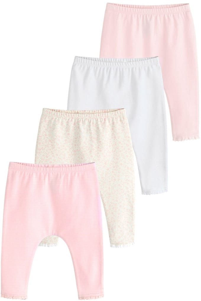 Next - Meisjes - Verpakking van 4 babyleggings - Roze