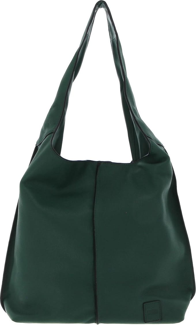 FREDsBRUDER Leren Schoudertas FB 100 IV Shoulderbag Emerald Donkergroen