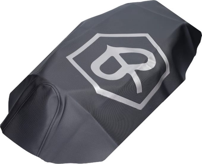 Buddydek + logo Piaggio /zip2000sp zwart/grijs mat