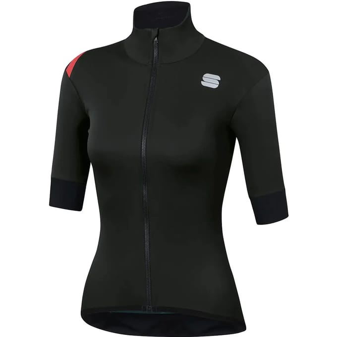 Sportful FIANDRE LIGHT NORAIN fietsjas korte mouwen Dames Black - Vrouwen - maat S