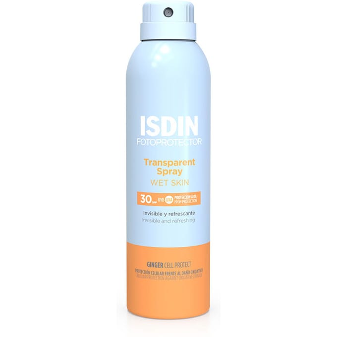 ISDIN - Fotoprotector ISDIN Transparante Spray Natte Huid SPF30 250 ml