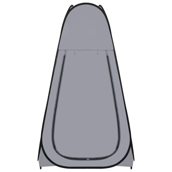 vidaXL - Douchetent - pop-up - grijs