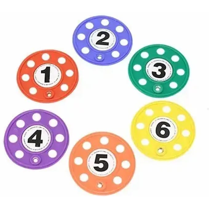 6-rings set met gaten voor kinderen Softee