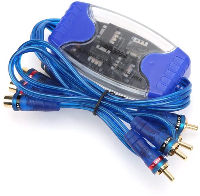 Dailygoody - Geluidsfilter voor Auto - 4 Kanaals Ground Loop Isolator