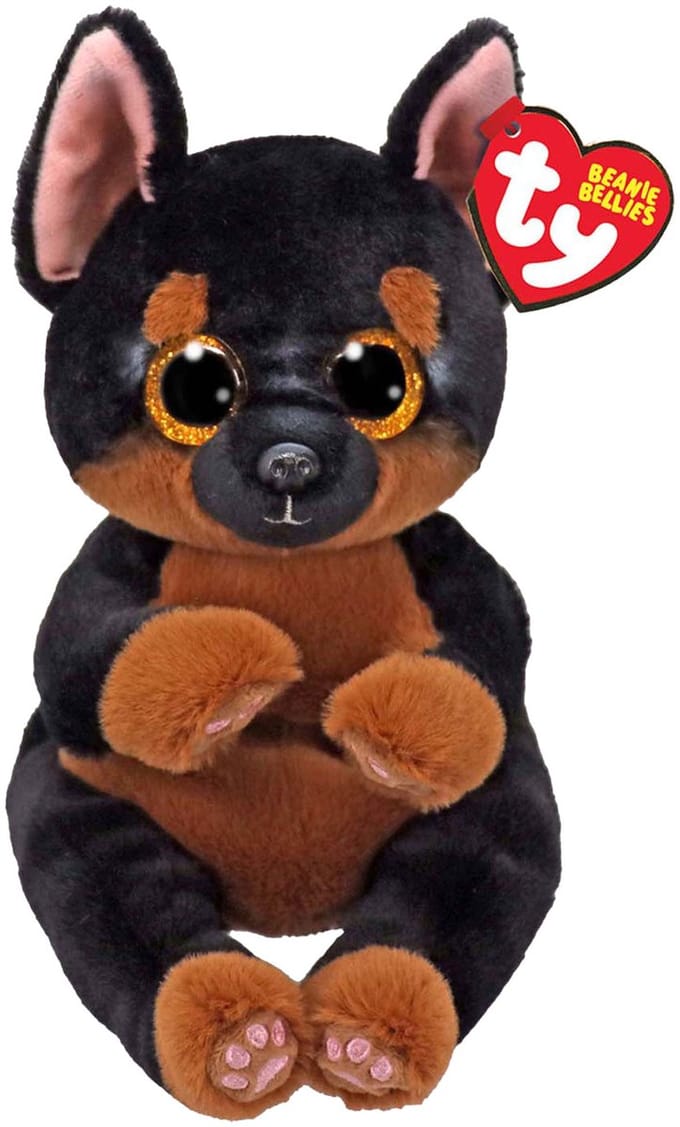 TY Beanie Babies Bellies Knuffel Hond Fritz 15 cm