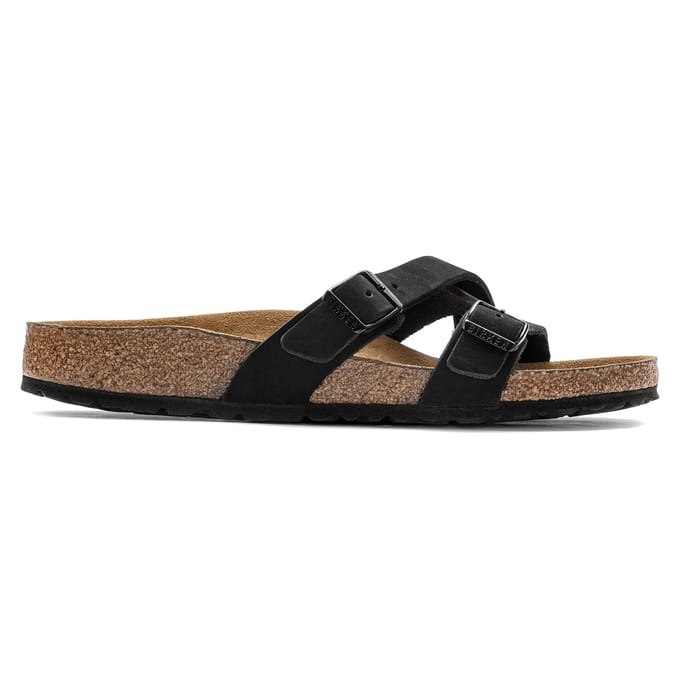 Damessandalen van nubuckleer Birkenstock Yao