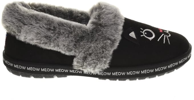 Zwarte Pantoffel Kat Cozy Skechers maat 36.5