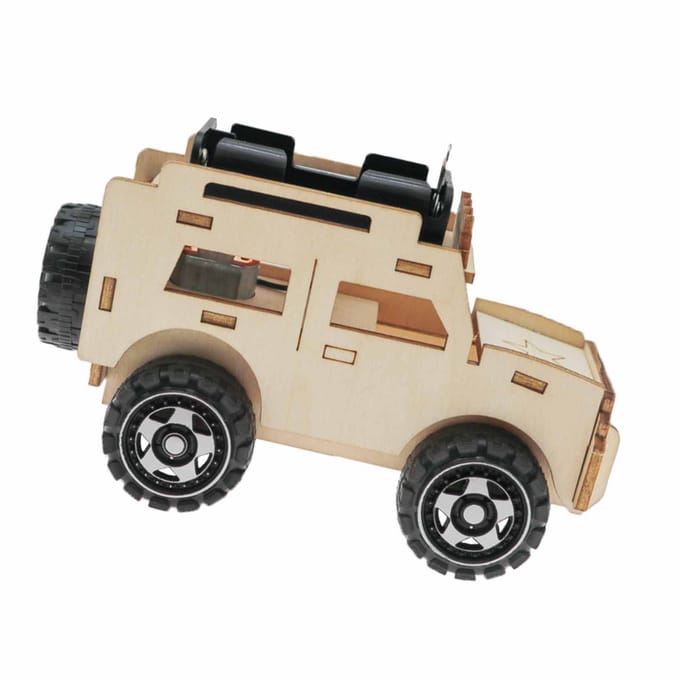 Kit de Modèle de Puzzle en Bois 3D Voiture Jouets pour Petits Garçons Projets STEM Éducatifs Scientifiques Bâtiment DIY